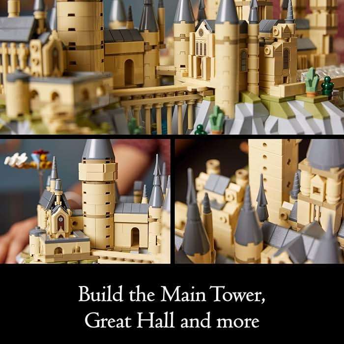 LEGO Harry Potter Hogwarts Castle and Grounds 76419 Building Set, Gift Idea for Adults, Buildable Display Model, Collectible Harry Potter Playset, Recreate Iconic Scenes from The Wizarding World - Image 3