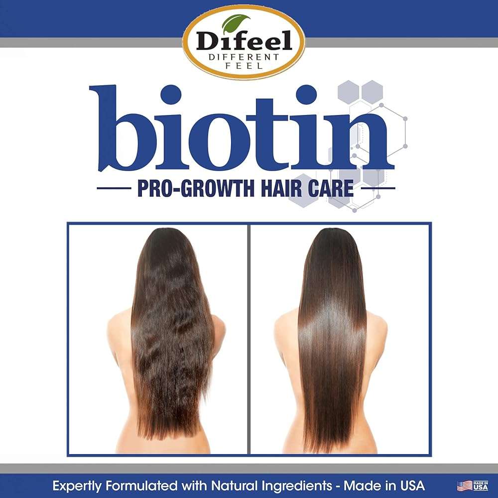 Difeel Pro-Growth Biotin Leave in Conditioning Treatment 8 oz. - Large Bottle - Image 3