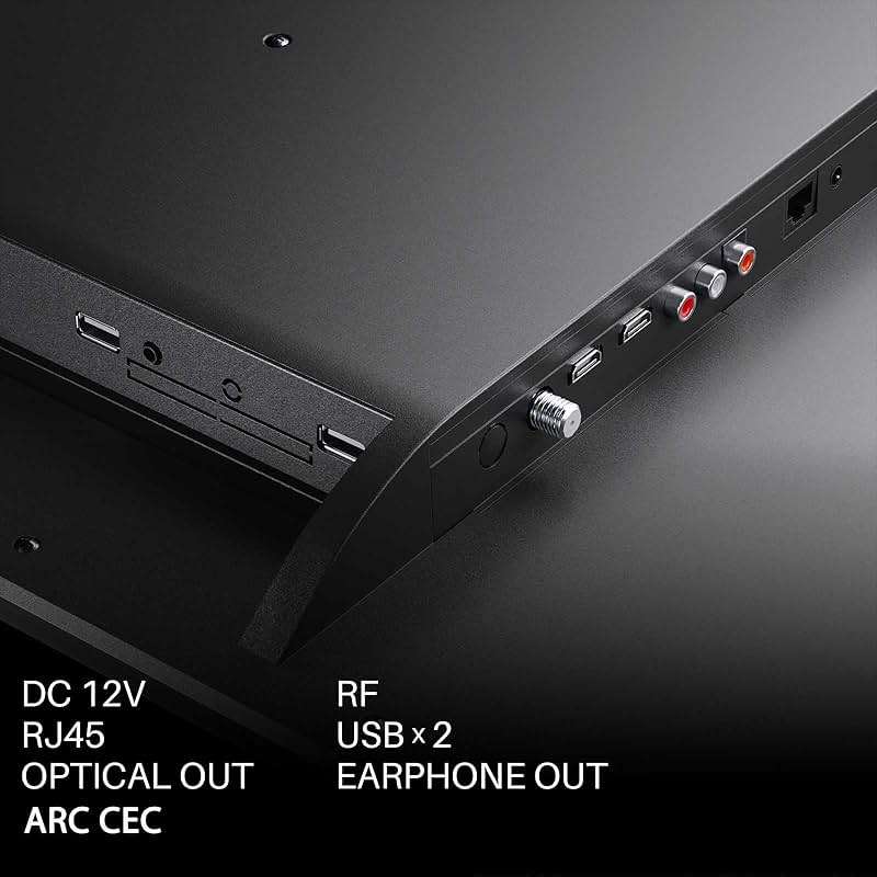 SYLVOX 32 Inch TV 12 Volt Smart TV FHD 1080P Digital Video Disc Player Built-in ARC CEC WiFi Wireless Connection Support, Suitable for RV Camper Kitchen Bedroom Boat(Limo Series),Black - Image 8