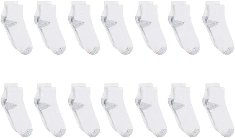 Hanes Women's Crew, Ankle, and No-Show Moisture-Wicking Cushioned Athletic Socks (14 Pack) - Image 2
