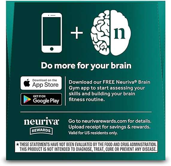 NEURIVA Ultra Brain Supplements for Memory and Focus, Phosphatidylserine, Cognivive, Neurofactor, Folic Acid, Vitamin B12 & Vitamin B6, 60 Count Capsules - Image 16