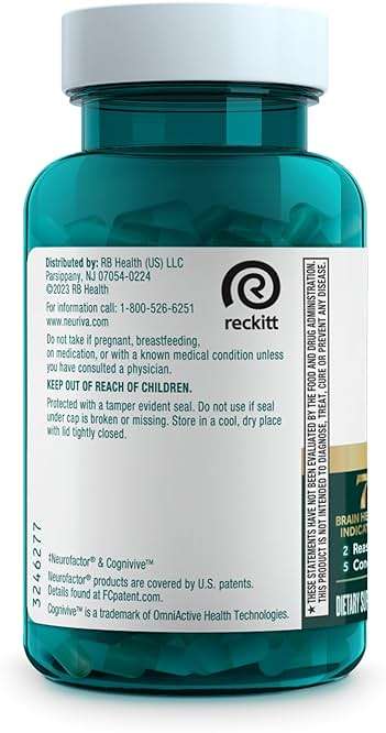 NEURIVA Ultra Brain Supplements for Memory and Focus, Phosphatidylserine, Cognivive, Neurofactor, Folic Acid, Vitamin B12 & Vitamin B6, 60 Count Capsules - Image 25