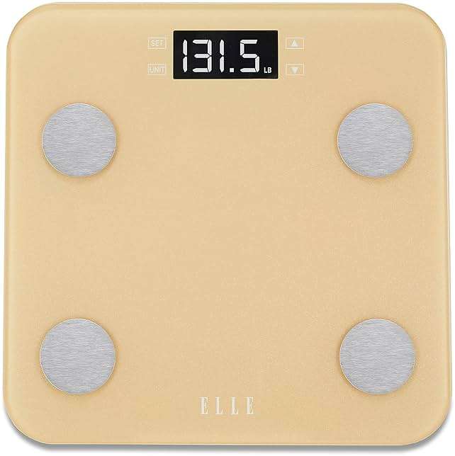 ELLE - Digital Body Weight Scale, BMI Analyzer, 7 Fitness Indicators - Image 1