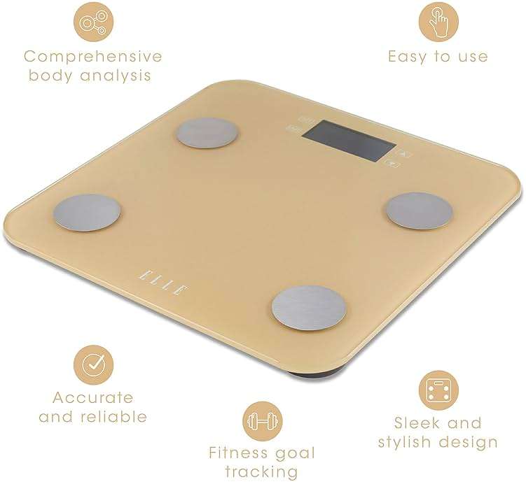 ELLE - Digital Body Weight Scale, BMI Analyzer, 7 Fitness Indicators - Image 4