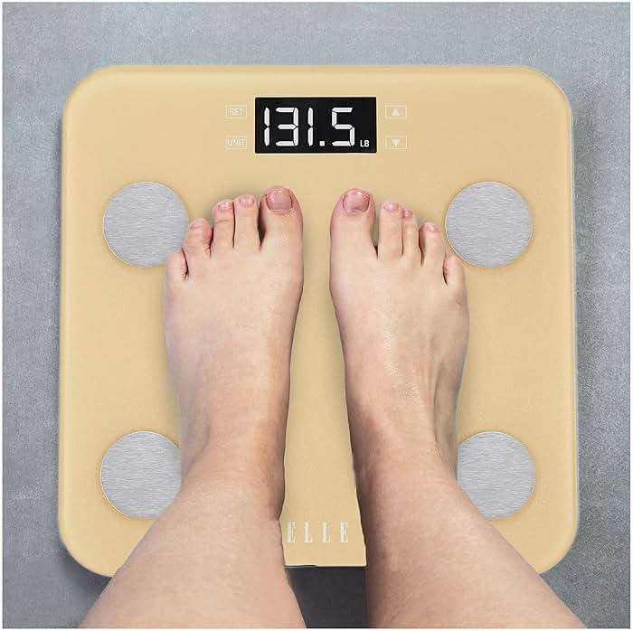 ELLE - Digital Body Weight Scale, BMI Analyzer, 7 Fitness Indicators - Image 6