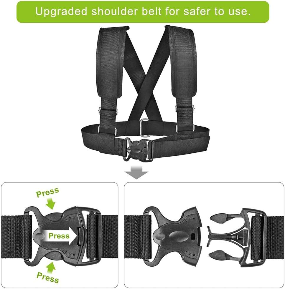 Kipika Weight Sled, Workout Sled, Fitness Strength Training Sled, Speed Training Sled for Athletic Exercise, Speed Improvement, Easily Through Obstacles, Suitable for 1" & 2" Weight Plate - Image 8