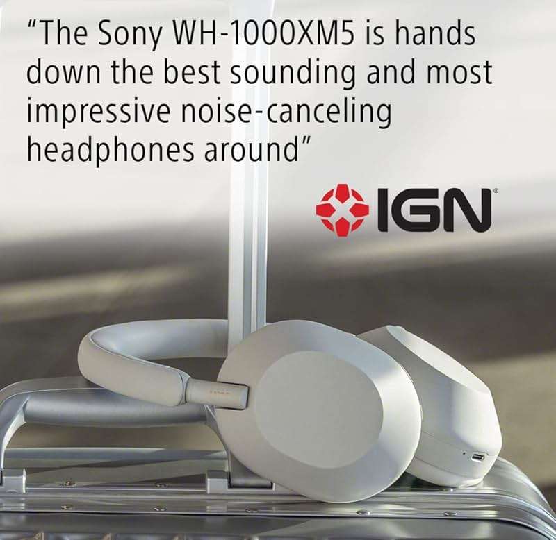 Sony WH-1000XM5 Premium Noise Canceling Headphones, Auto NC Optimizer, 30-Hour Battery, Alexa Voice Control, Midnight Blue - Image 13