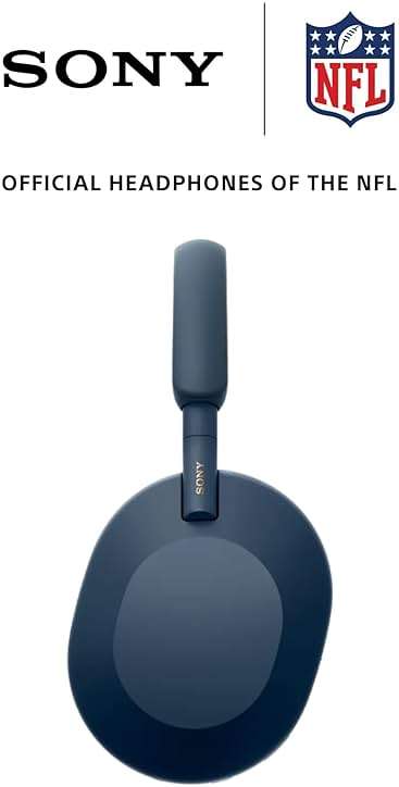 Sony WH-1000XM5 Premium Noise Canceling Headphones, Auto NC Optimizer, 30-Hour Battery, Alexa Voice Control, Midnight Blue - Image 8