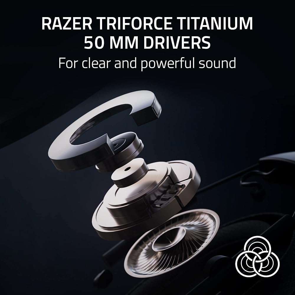 Razer BlackShark V2 Pro Wireless Gaming Headset: Super Wideband Mic - Pro Tuned FPS Profiles - 50mm Drivers - Plush Noise Isolating Earcups - 70 Hr Battery - Bluetooth - for PC, PS5, Switch 2 - White - Image 4