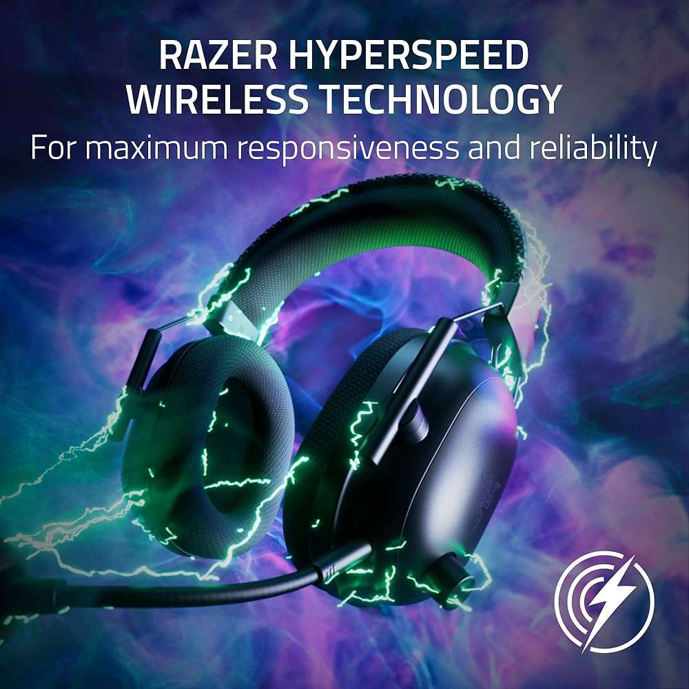 Razer BlackShark V2 Pro Wireless Gaming Headset: Super Wideband Mic - Pro Tuned FPS Profiles - 50mm Drivers - Plush Noise Isolating Earcups - 70 Hr Battery - Bluetooth - for PC, PS5, Switch 2 - White - Image 5