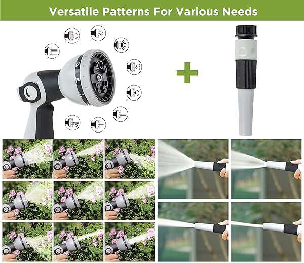 Tuyeho Retractable Garden Hose Reel 100FT, Wall Mount Heavy Duty Water Hose Reels with Automatic Slow Rewind System, Outdoor Hoses Reel with 2 Hose Nozzles for Garden Watering, Car Wash, Pet Shower - Image 5