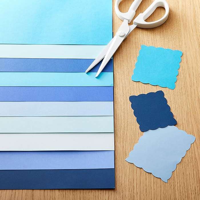 100 Sheets Blue Palette 12" x 12" Cardstock Paper by Recollections - Acid and Lignin Free Paper for Scrapbooks, Arts & Crafts - 1 Pack - Image 3