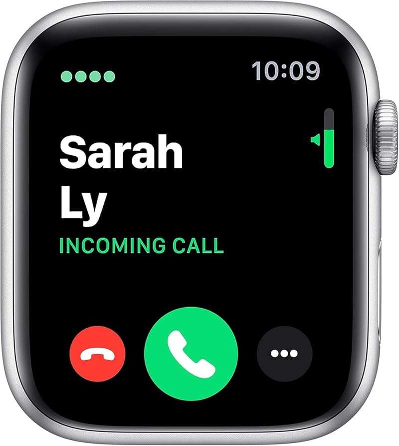 Apple Watch Series 8 [GPS, 41mm] - Starlight Aluminum Case with Starlight Sport Ban, M/L (Renewed) - Image 6