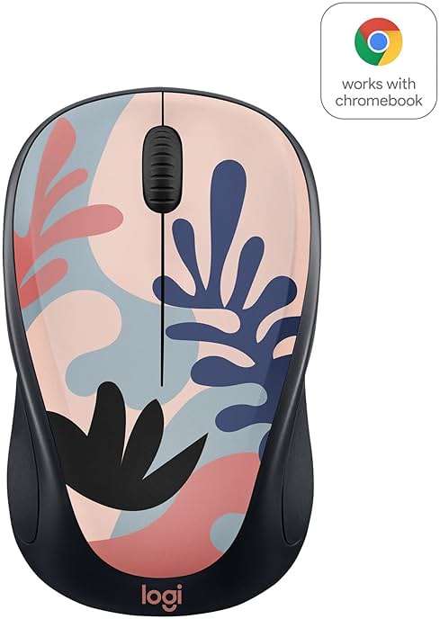 Logitech Compact Wireless Mouse, 2.4 GHz with USB Unifying Receiver, 1000 DPI Optical Tracking, 18-Month Life Battery, PC/Mac/Laptop/Chromebook, Coral Reef (Renewed) - Image 2