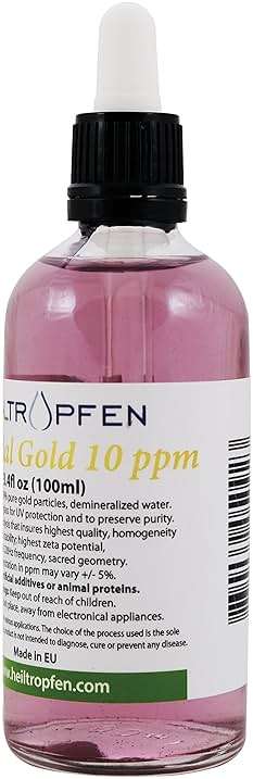 Colloidal Gold | 10 ppm | 3.4 Fl Oz - 100 ml | Third-Party Tested | Heiltropfen® - Image 7