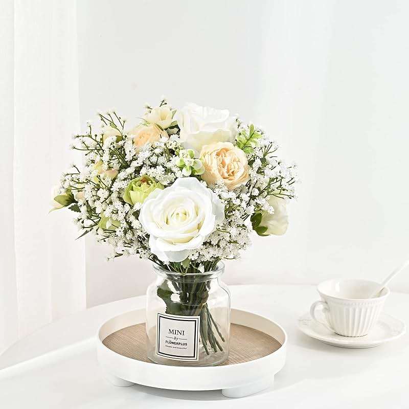 Yastouay Babys Breath Artificial Flowers, 6Pcs Fake White Babys Breath Flowers Artificial Bulk, Real Touch Faux Babies Breath Gypsophila Bouquet for Wedding Floral Arrangement Party Decor - Image 5