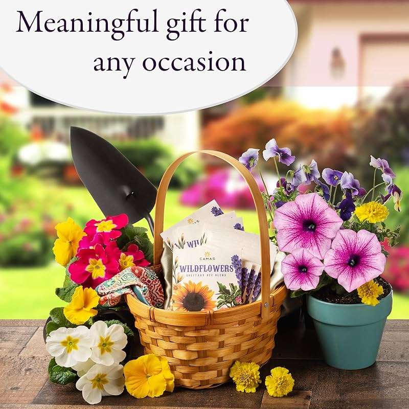 Camas- Pollinator Wildflower Seed Packets - (20) Party Favors to Attract Bees, Butterflies, and Hummingbirds to Your Plant and Flower Garden-Annual Wildflower Mix - Image 5