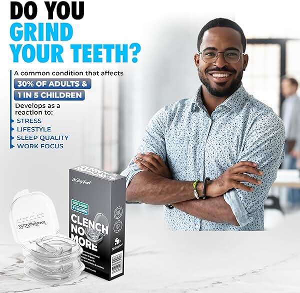 TheSleepGuard Mouth Guard for Clenching Teeth at Night [Pack of 4, Large Size - Men] – Custom Night Guards for Teeth Grinding – Nighttime Protection During Sleep for Adults - Image 3