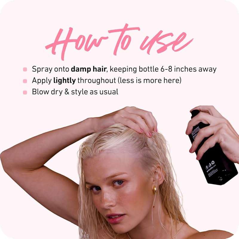 Boldify Full Body Volumizing Hair Spray - Mega-Volume - Blowout Heat Protection Spray with Thickening and Blow Dry Formula for Fine, Thin Hair - For Women & Men - Image 3