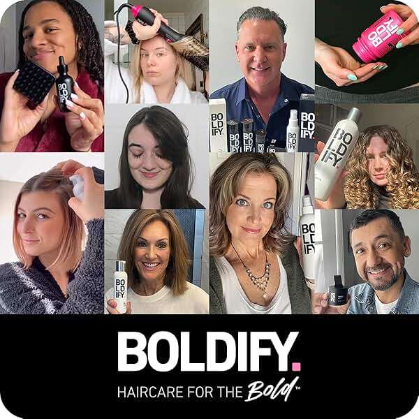 Boldify Full Body Volumizing Hair Spray - Mega-Volume - Blowout Heat Protection Spray with Thickening and Blow Dry Formula for Fine, Thin Hair - For Women & Men - Image 9