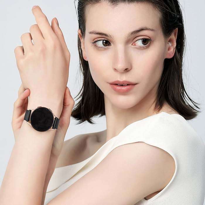 Samsung Galaxy Watch 5 Bands - 40mm, 44mm, 45mm Compatible, Stainless Steel Replacement Straps for Women & Men - Image 5