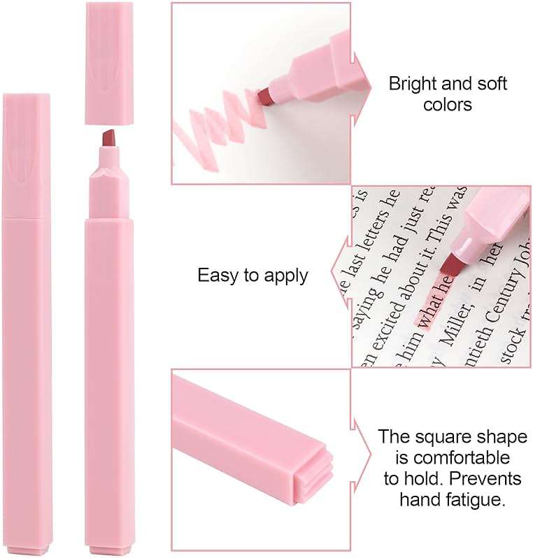 Utron 12pcs Bible Highlighters, Pastel Highlighter Set, No Bleed Bible Highlighters (12 Color) - Image 3
