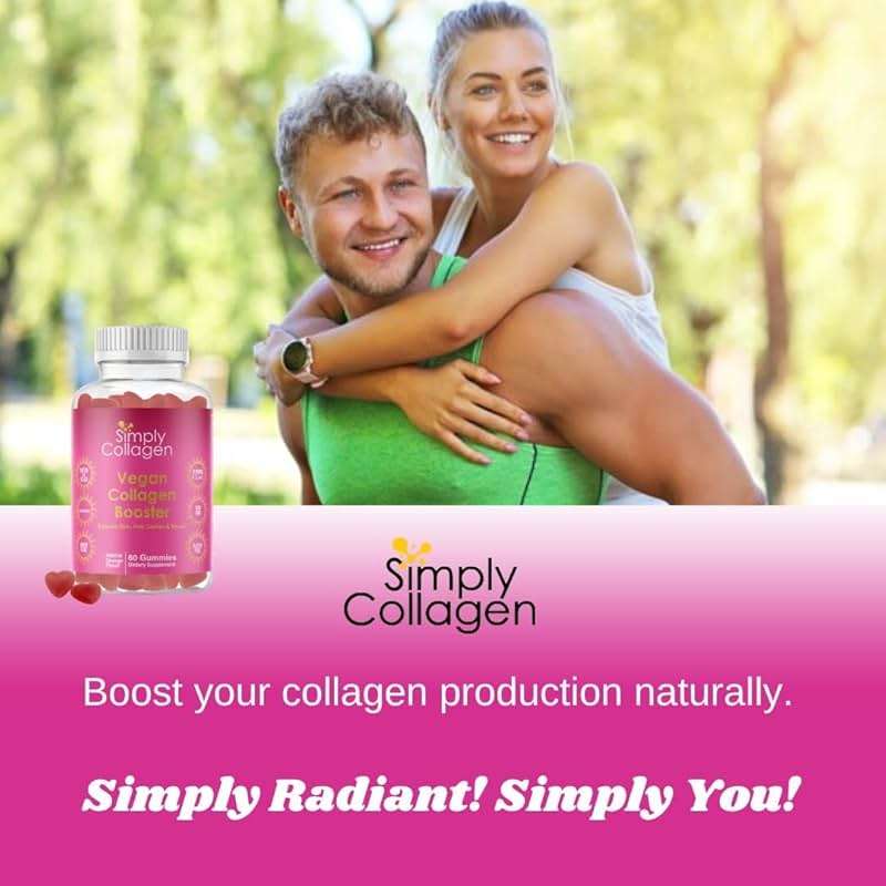 Simply Collagen® Vegan Collagen Gummies for Women & Men – Plant Based Collagen with Biotin, Vitamins A, C & E – Collagen Booster for Skin, Hair, Nails & Lashes - Image 10