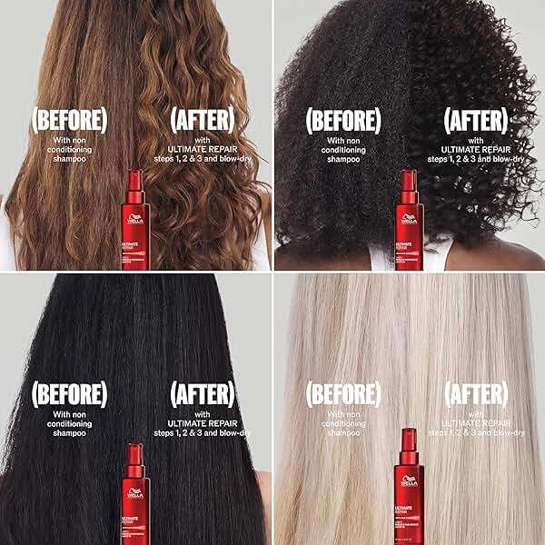 Wella Professionals ULTIMATE REPAIR Conditioner for Damaged Hair | Deeply Nourishing | Repairs, Strengthens, & Moisturizes with AHA & Omega-9 | For All Hair Types - Image 4