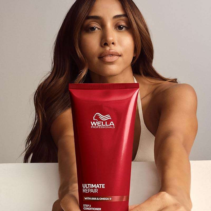 Wella Professionals ULTIMATE REPAIR Conditioner for Damaged Hair | Deeply Nourishing | Repairs, Strengthens, & Moisturizes with AHA & Omega-9 | For All Hair Types - Image 8