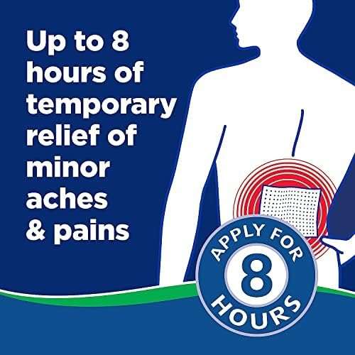 Salonpas Pain Relieving HOT Capsicum Patch, 3 Count per Pack Pack, for Back, Neck, Shoulder, Knee Pain and Muscle Soreness, 8 Hour Pain Relief Pack of 2 - Image 7