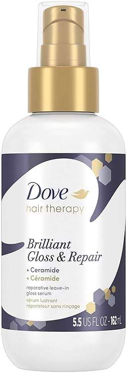Dove Hair Therapy Leave-in Hair Treatment - Brilliant Gloss & Repair, 5.5 fl oz - Image 1