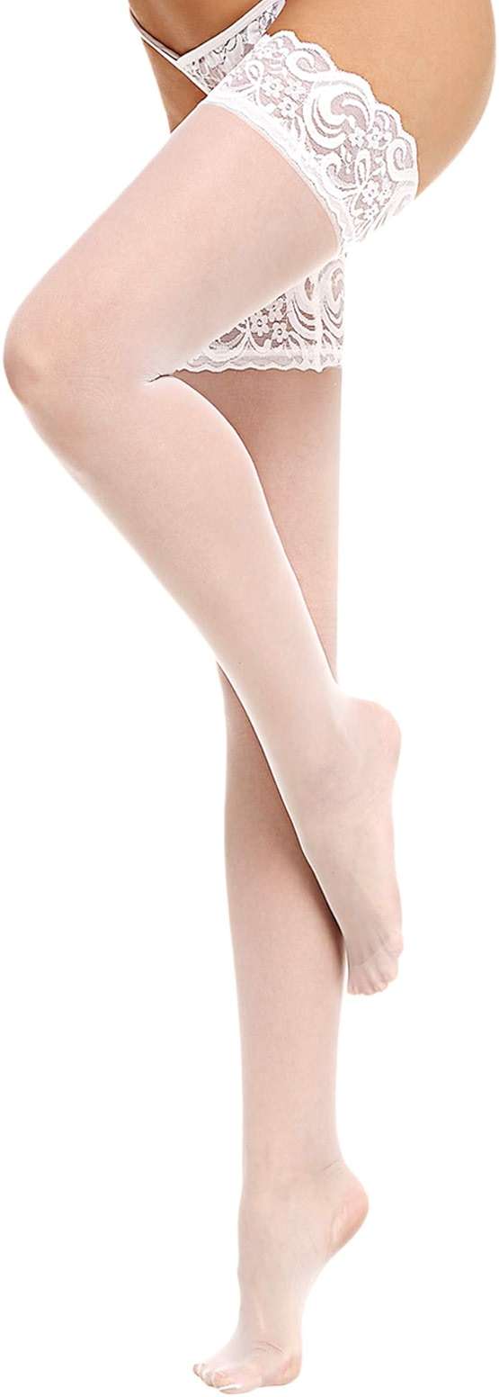 Lidogirl Lace Top Thigh High Stockings - Image 2