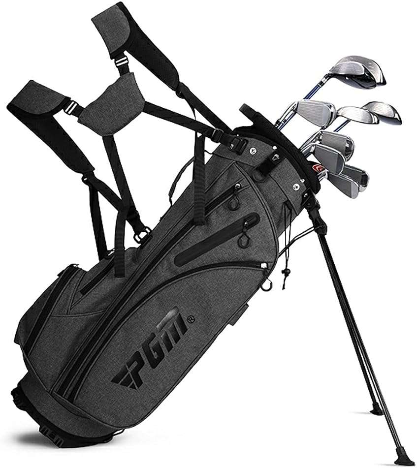 PGM Men’s Complete Golf Club Set – Titanium Driver, Draw-Biased Hybrid, High-Strength Irons, Forgiving Putter, Stand Bag with 5 Headcovers - Image 2