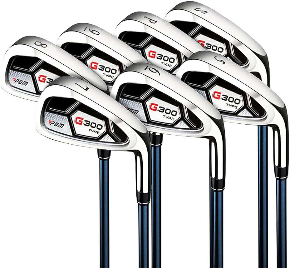 PGM Men’s Complete Golf Club Set – Titanium Driver, Draw-Biased Hybrid, High-Strength Irons, Forgiving Putter, Stand Bag with 5 Headcovers - Image 9