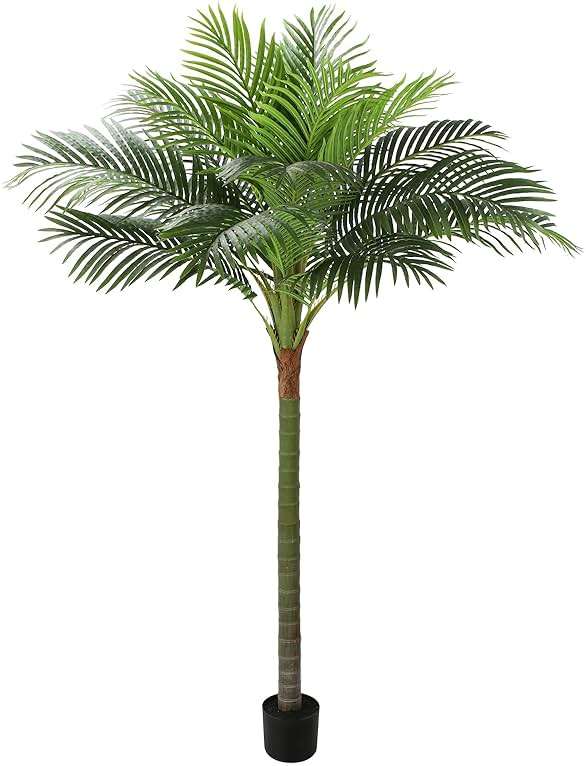 FLOWORLD Palm Tree Artificial Tropical Plant 6FT Tall Faux Plants Indoor Fake Floor Plants Decorative Palm Tree House Large Office Plant Artificial Palm Trees for Home Decor… - Image 9