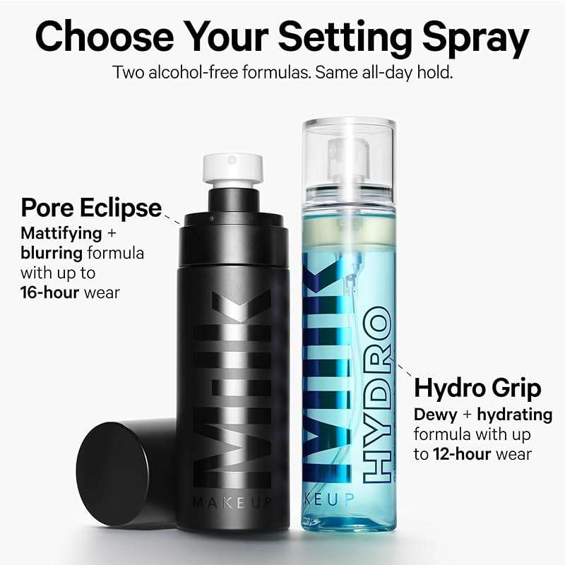 Milk Makeup Pore Eclipse Matte Setting Spray – Blurs Pores, Controls Shine + Sets Makeup for Up to 16 Hours – Long-Lasting, Oil + Alcohol-Free Facial Mist for a Soft, Matte Finish - Image 7