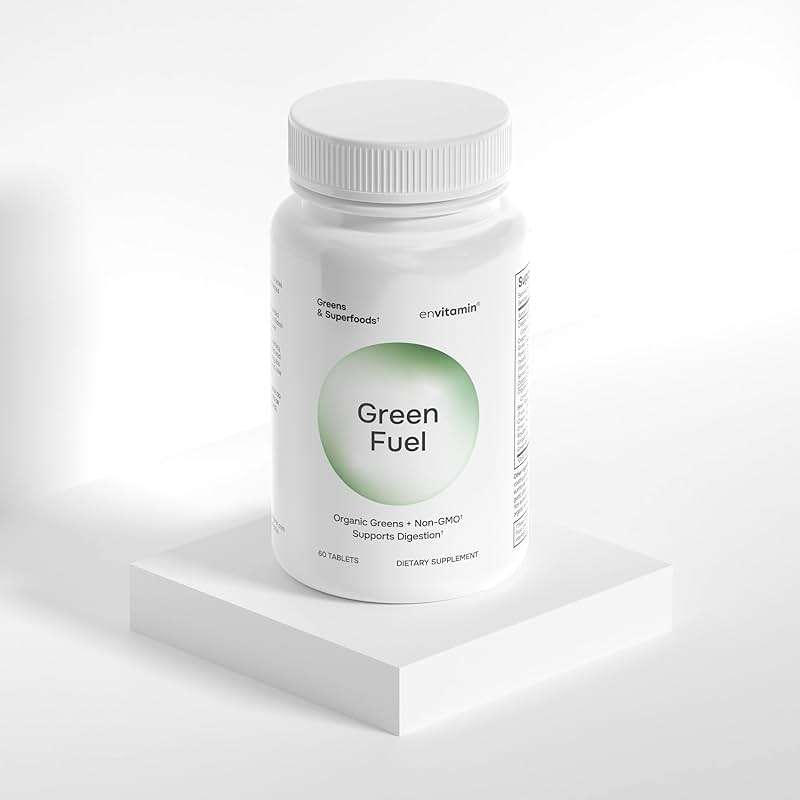 envitamin Green Fuel Organic Greens Tablets - Organic Greens, Fruit and Vegetable Blend - Image 8