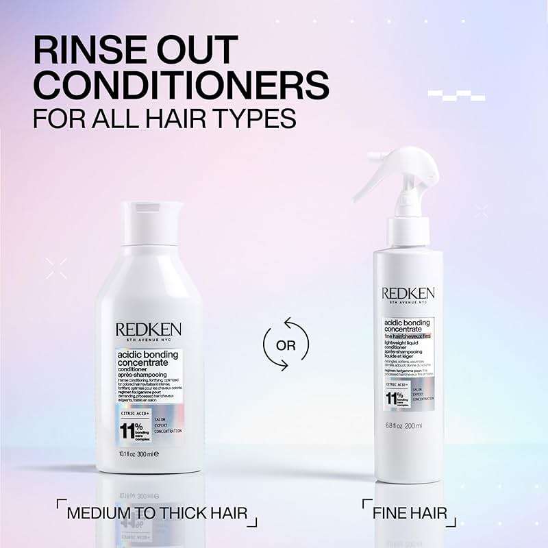 Redken Bonding Lightweight Liquid Conditioner for Damaged Hair Repair | Volumize & Condition | Acidic Bonding Concentrate | Sulfate-Free Spray Conditioner | For Fine or Thin Hair - Image 9
