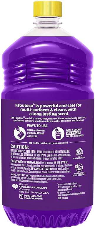 Fabuloso Multi-Purpose Cleaner & Floor Cleaner, 2X Concentrated, Lavender Scent, 56 fluid ounces - Image 2