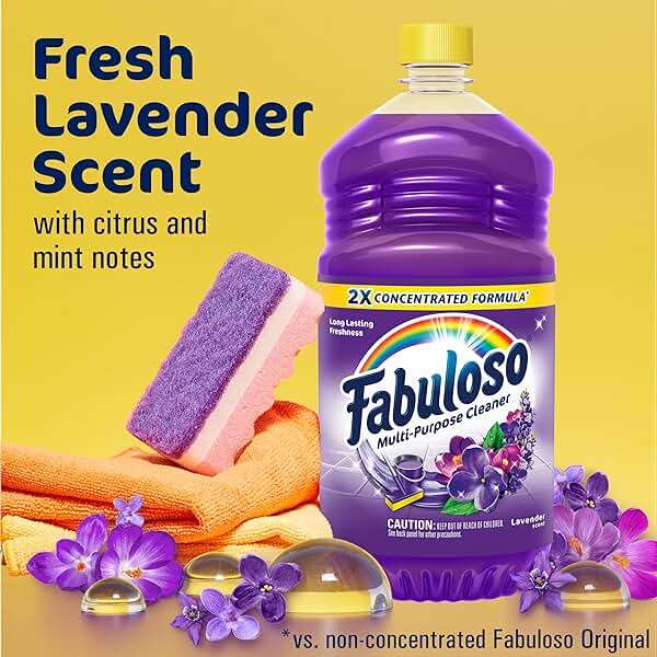 Fabuloso Multi-Purpose Cleaner & Floor Cleaner, 2X Concentrated, Lavender Scent, 56 fluid ounces - Image 5