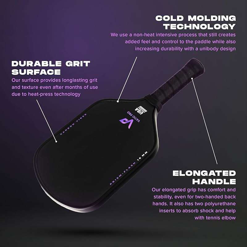 Vatic Pro Prism Carbon Fiber 16mm - Foam Injected Walls - Includes Paddle Cover - Image 3