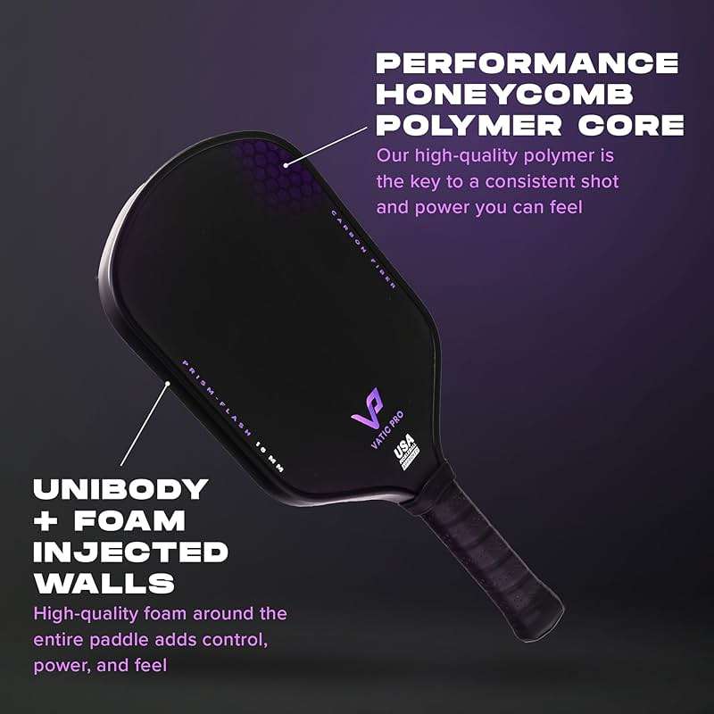 Vatic Pro Prism Carbon Fiber 16mm - Foam Injected Walls - Includes Paddle Cover - Image 4