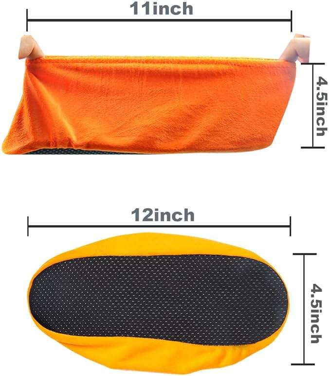 9 Pairs Reusable Shoe Covers for Indoors,Washable Shoe Covers Bowling Shoe Covers Reusable,Non Slip Shoe Covers Foot Service for Indoor Household Office Laboratory 12inch (9-colors) - Image 3