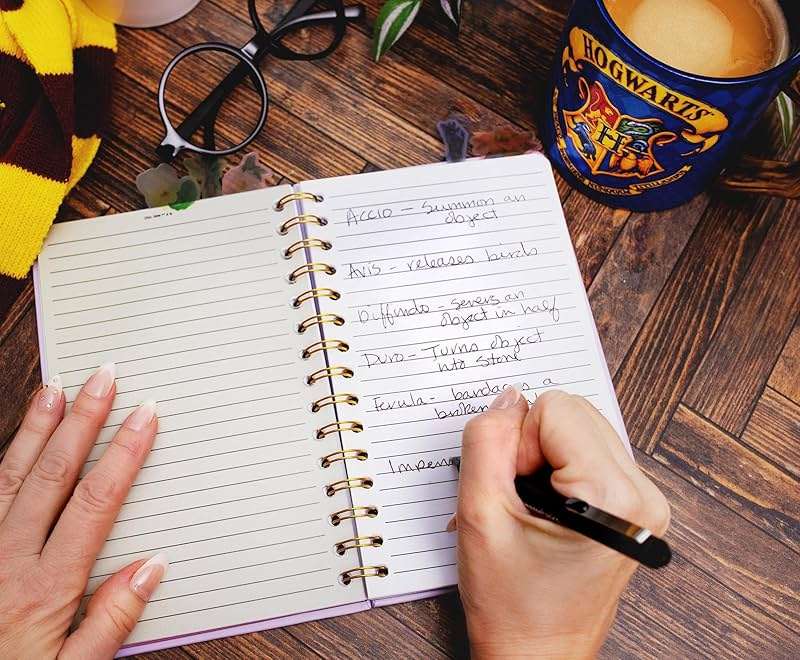 Silver Buffalo Harry Potter Hogwarts Herbology 75-Page Spiral Notebook | Bound Sketchbook Journal, School Supplies For College, Business | 8 X 5 Inches - Image 8