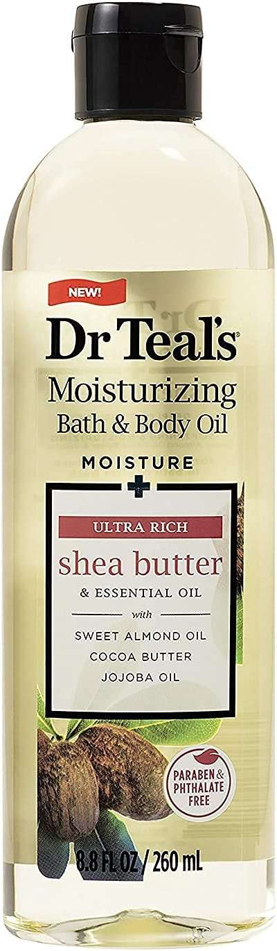 Dr. Teals Bath & Body Oil Variety Gift Set (2 Pack, 8.8oz Ea.) - Ultra Rich Shea Butter & Nourishing Coconut Oil - Essential Oils Hydrate Skin & Alleviate Daily Stress - At Home Spa Kit - Image 4