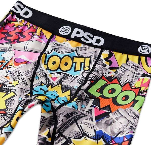 PSD Underwear Youth Boys Boxer Brief - Various Print Comfortable Active Underwear for Boys, Kids Boys Underwear Packs - Image 3