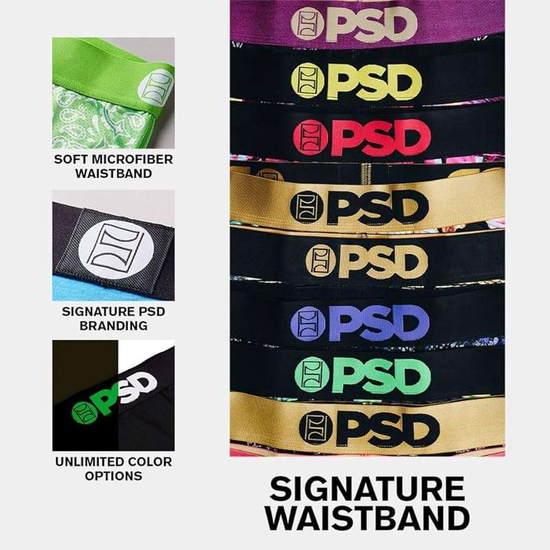 PSD Underwear Youth Boys Boxer Brief - Various Print Comfortable Active Underwear for Boys, Kids Boys Underwear Packs - Image 8