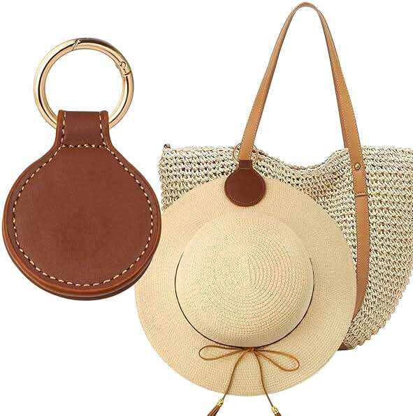 Niveaya Magnetic Hat Clip for Travel on Bag - Magnet Storage Hook, Vacation Traveling Essentials Accessory Brown - Image 1