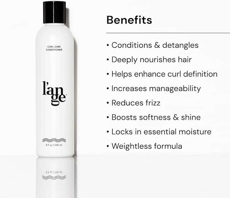 L'ANGE HAIR Curl Care Enhancing Conditioner | Best Conditioner for Curls | Nourishing & Moisturizing | Reduces Frizz | Boosts Bounce & Shine | Sulfate, Paraben & Silicone Free - Image 3