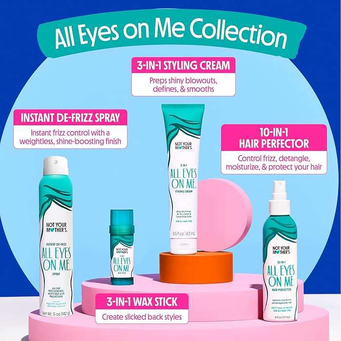 Not Your Mother's All Eyes On Me 10-In-1 Hair Perfector (3-Pack) - 6 fl oz - Heat Protectant for Hair - Moisturizing Detangler Spray and Frizz Control - Image 7